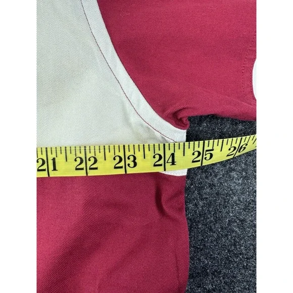 VTG Tommy Hilfiger Flag Shirt M/L USA Stars Stripes Button Up 100% Cotton Rare - Picture 7 of 8